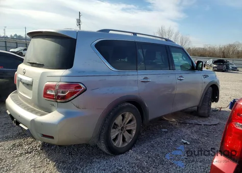2019 Nissan Armada Sv z USA, uszkodzony, nr VIN JN8AY2NC4KX510636